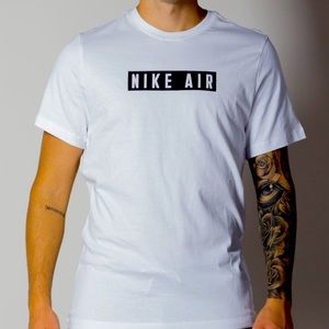 White Nike air men’s shirt